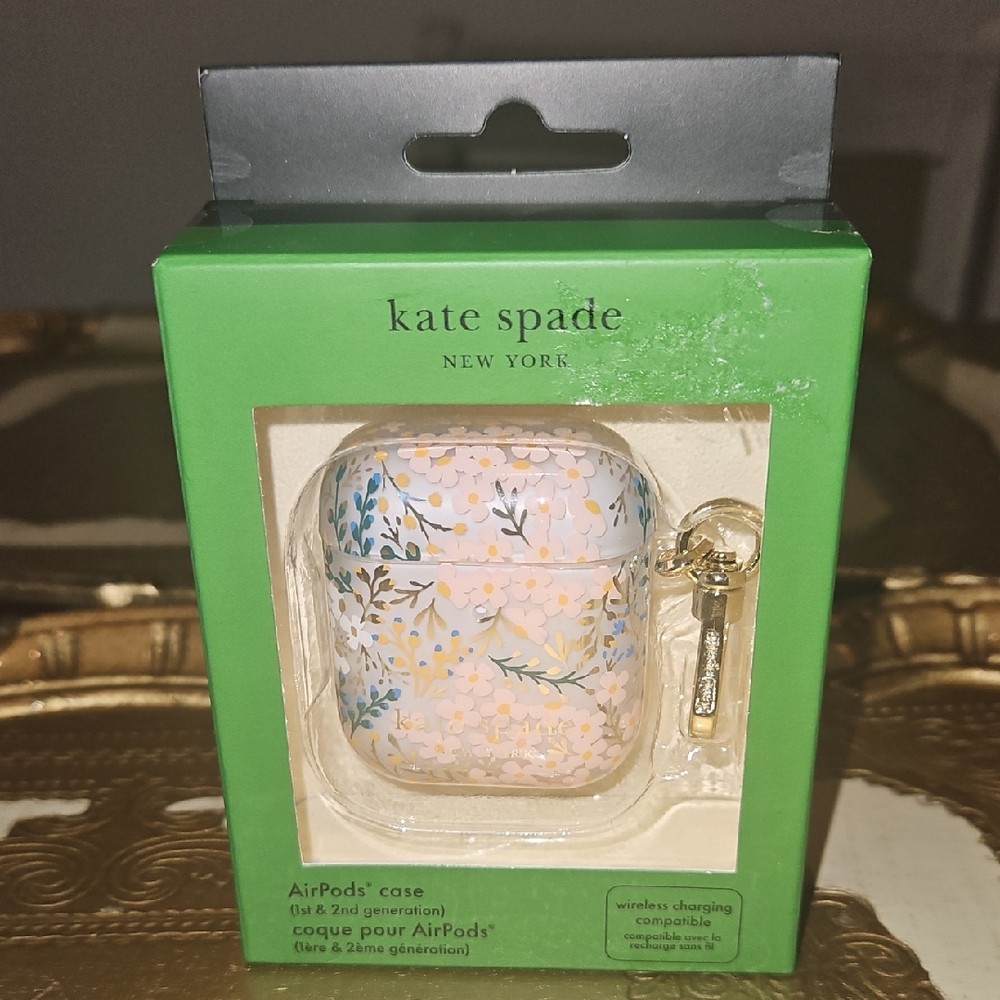 Kate Spade Floral AirPods Case Gen 1&2 NEW